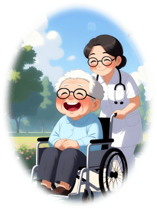 看護師による見守り・付添いサービスのイメージ